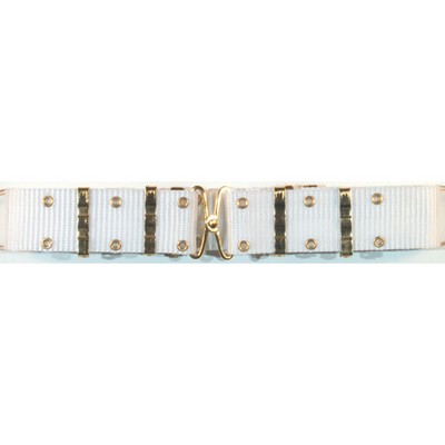 white pistol belt