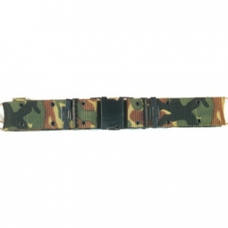 Nylon Pistol Belt - Quick Release Buckle - Woodland Camo