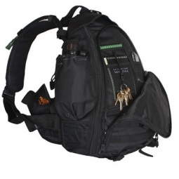 Ambidextrous Teardrop Tactical Sling Pack - Black