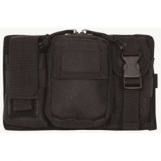 Triple Panel Pouch - Black