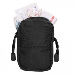 Small Modular 1st Aid Pouch With Contents - Black