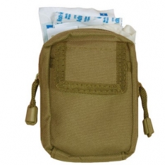 Small Modular 1st Aid Pouch With Contents - Coyote