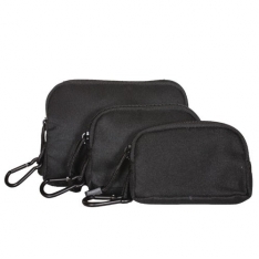 Padded Field Wallet-Case Set - Black