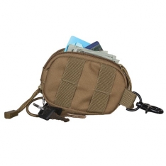 Tactical Clip-On &quot;Anywhere&quot; Pouch - Coyote