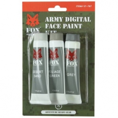Army Digital Face Paint Kit