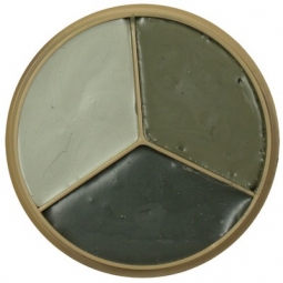 3-Color GI Style Face Paint Compact - Foliage Green/Desert Sand/Grey