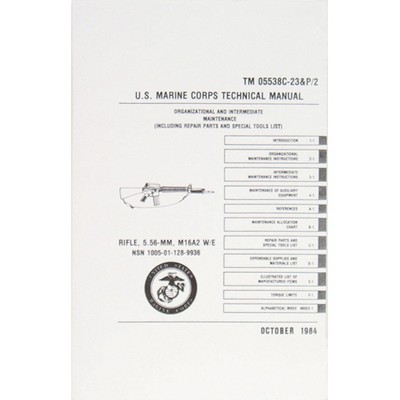 US Marines Technical Manual: Army Navy Shop