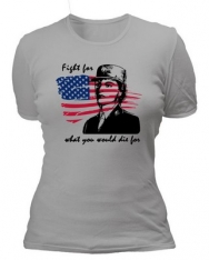 Women's Cotton Tee's - Grey - Pride