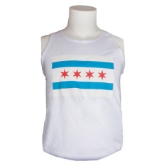 Tank Top - Chicago Flag - White