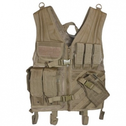 Assault Cross Draw Vest - Coyote