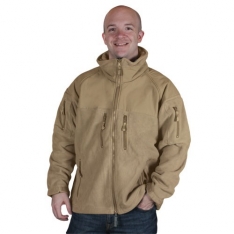 Enhanced Fleece Tactical Jacket - Coyote