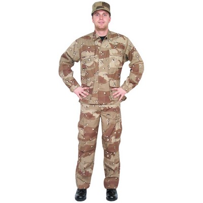 Military Uniform Supply Mens BDU Jacket 6 Color Desert Camo 