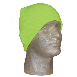 Beanie Knit Cap - Safety Yellow