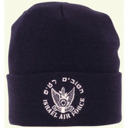 Embroidered Watch Cap - Israeli Air Force - Navy
