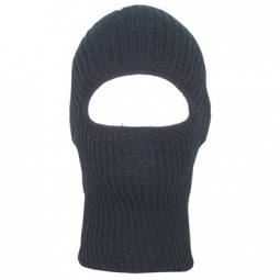 One Hole Face Mask - Black