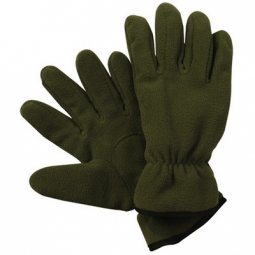 Insulated Military Style Fleece Gloves - Olive Drab
