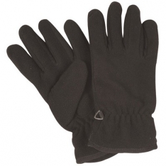 Insulated Military Style Fleece Gloves - Black