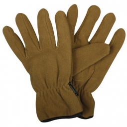 Insulated Military Style Fleece Gloves - Coyote