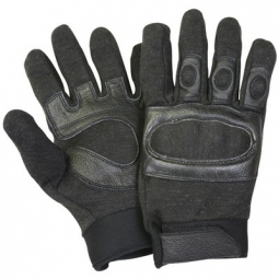 Hard Knuckle Assault Gloves - Black Small