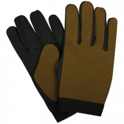 Premium Neoprene Gloves - Tan/Black