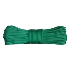 Nylon Braided Paracord - 100' Hank - Green