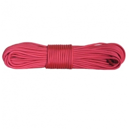 Nylon Braided Paracord - 100' Hank - Hot Pink