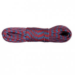 Nylon Braided Paracord - 100' Hank - Red & Blue