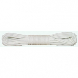 Nylon Braided Paracord - 50' Hank - White