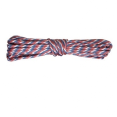 Nylon Braided Paracord - 50' Hank - Red, White & Blue