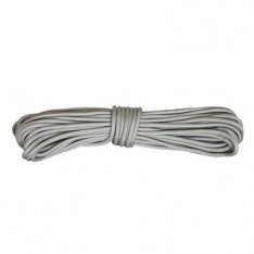 Nylon Braided Paracord - 50' Hank - Silver Grey