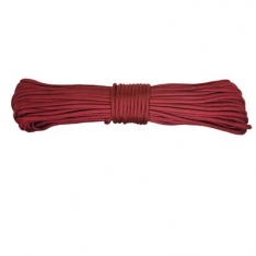 Nylon Braided Paracord - 50' Hank - Burgundy