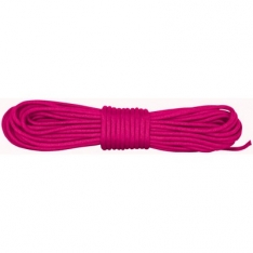 Nylon Braided Paracord - 50' Hank - Neon Pink