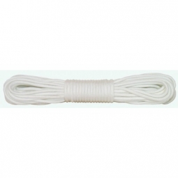 Nylon Braided Paracord - 100' Hank - White