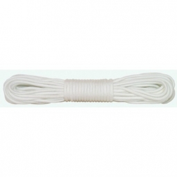 Nylon Braided Paracord - 100' Hank - White