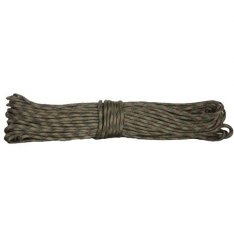 Nylon Braided Paracord - 100' Hank - Multi Camo