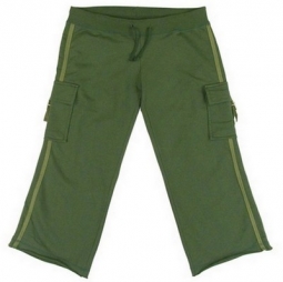 Women's Olive Drab Capri Sweatpant