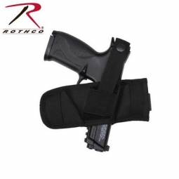 Black Ambidextrous Compact Belt Slide Holster