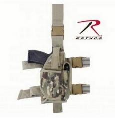 Deluxe Adj. Drop Leg Holster - Multicam