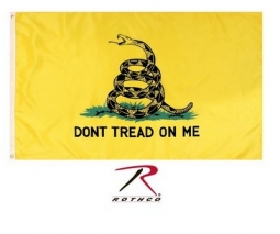 Don't Tread On Me Flag / 3' X 5' - Yellow