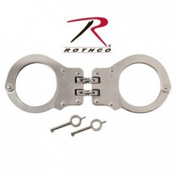 Peerless Hinged Handcuffs - Nickel