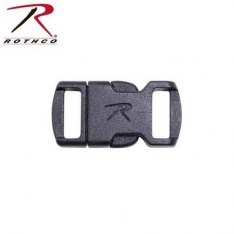 Rothco Black 3/8 in. Flat Side Release Buckle
