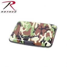 Woodland Camo Aluminum Wallet