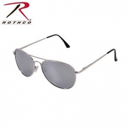 G.I. Type 58mm Chrome Frame Polarized Sunglasses w/Mirror Lens