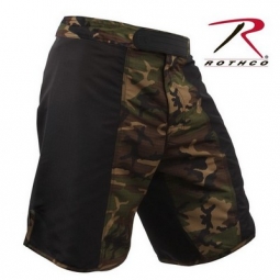 Fighting Shorts - Black / Woodland