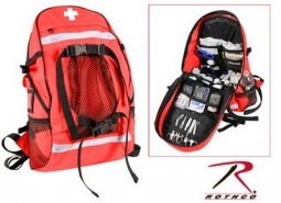 First Aid / Trauma Backpack - Red