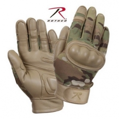 Hard Knuckle Tactical Gloves - Multicam