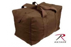Canvas Parachute Cargo Bag - Earth Brown