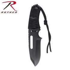 Rothco Large Black Paracord Knife w/Fire Starter