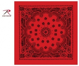 Trainmen Bandana - Red W/Black Print