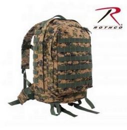 MOLLE Ii 3 - Day Assault Pack - Woodland Digi